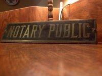 Notary Public sign
